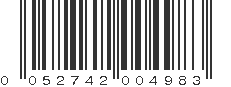 UPC 052742004983