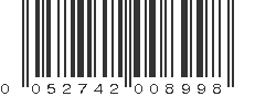 UPC 052742008998