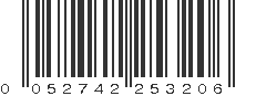 UPC 052742253206