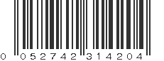 UPC 052742314204