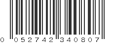 UPC 052742340807