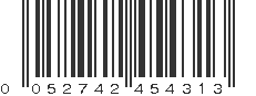 UPC 052742454313