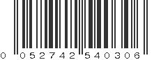 UPC 052742540306