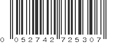 UPC 052742725307