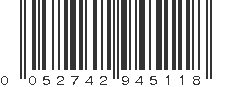 UPC 052742945118