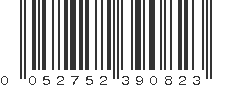 UPC 052752390823