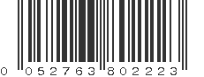 UPC 052763802223