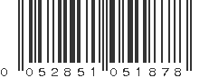 UPC 052851051878