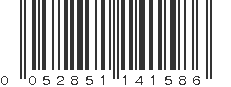 UPC 052851141586