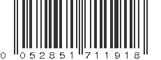 UPC 052851711918