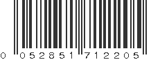 UPC 052851712205