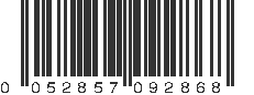 UPC 052857092868