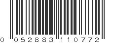 UPC 052883110772