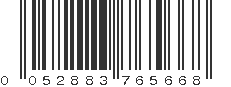 UPC 052883765668