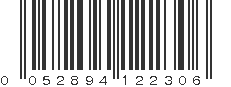 UPC 052894122306