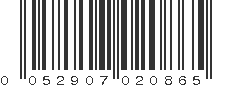 UPC 052907020865