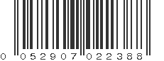 UPC 052907022388