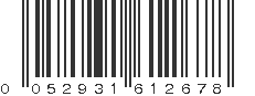 UPC 052931612678