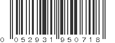 UPC 052931950718