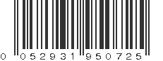 UPC 052931950725