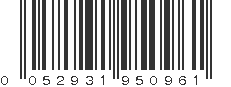 UPC 052931950961
