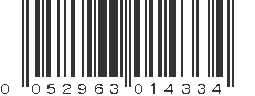 UPC 052963014334