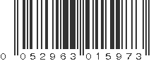 UPC 052963015973