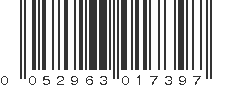 UPC 052963017397