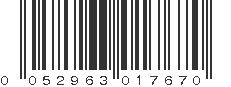 UPC 052963017670