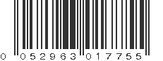 UPC 052963017755