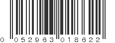 UPC 052963018622