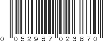 UPC 052987026870
