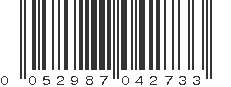 UPC 052987042733