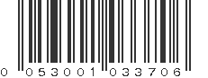 UPC 053001033706