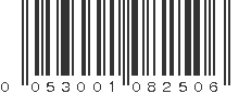 UPC 053001082506