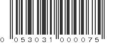 UPC 053031000075