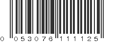 UPC 053076111125