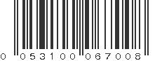 UPC 053100067008