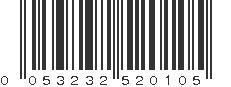 UPC 053232520105