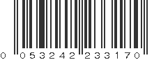 UPC 053242233170