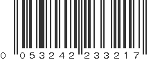 UPC 053242233217