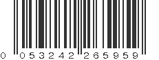 UPC 053242265959