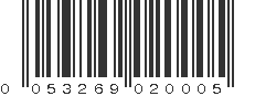 UPC 053269020005