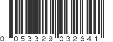 UPC 053329032641