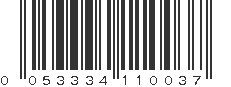 UPC 053334110037