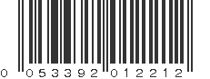 UPC 053392012212