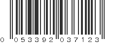 UPC 053392037123