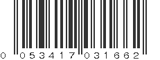 UPC 053417031662