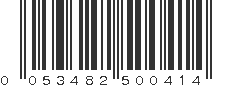 UPC 053482500414