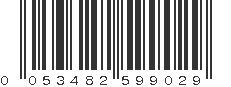 UPC 053482599029